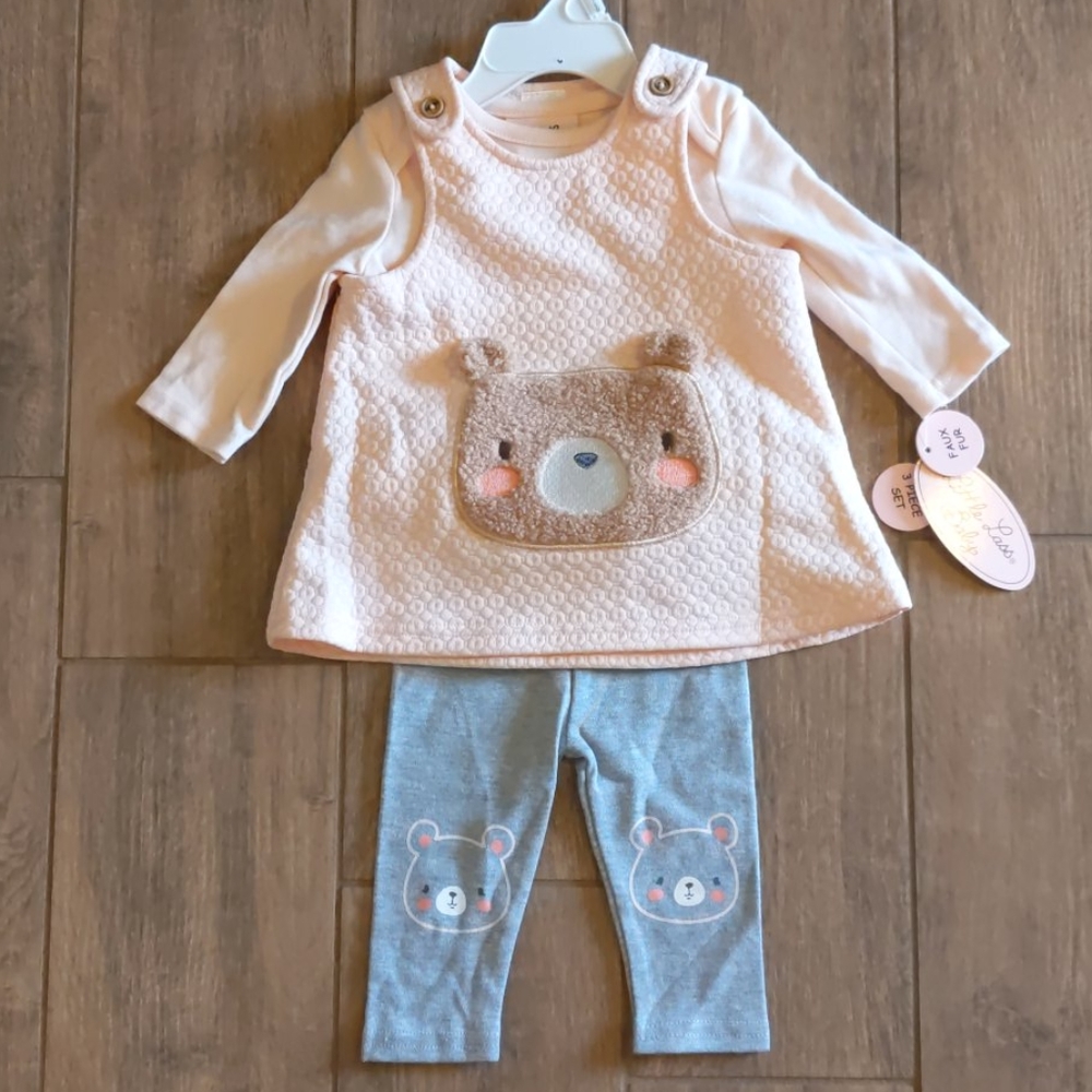 Baby girl matching 3 piece set
